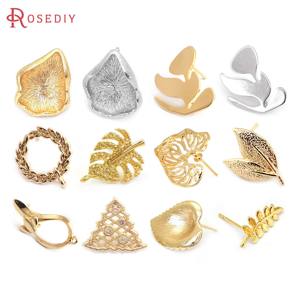 Jewelry Making Gold - 18K Gold Color Brass Lotus Leaf