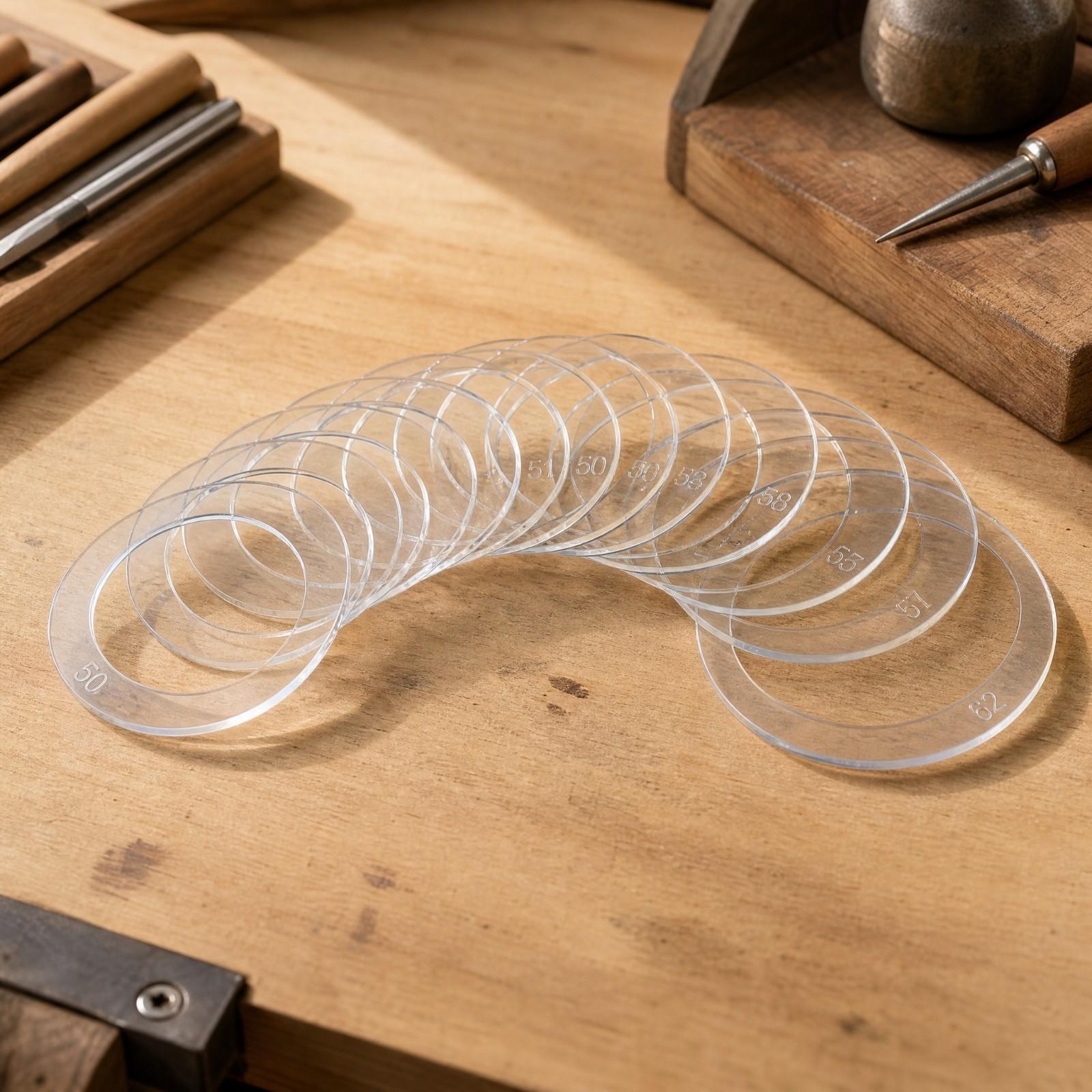 Jewelry Making Drawing - Transparent Bracelet Drawing Ruler for Jewelry