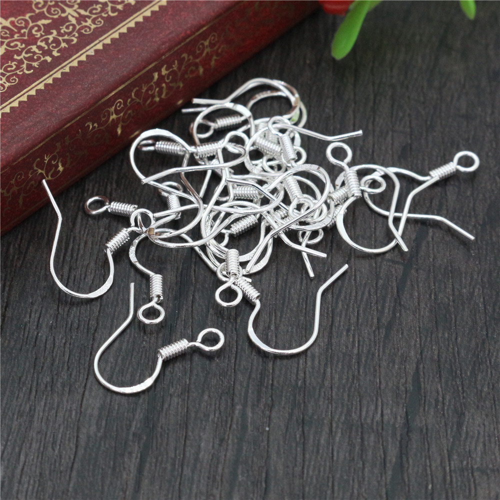 Jewelry Making Name - 50pcs 16mm 925 Sterling Silver Plated