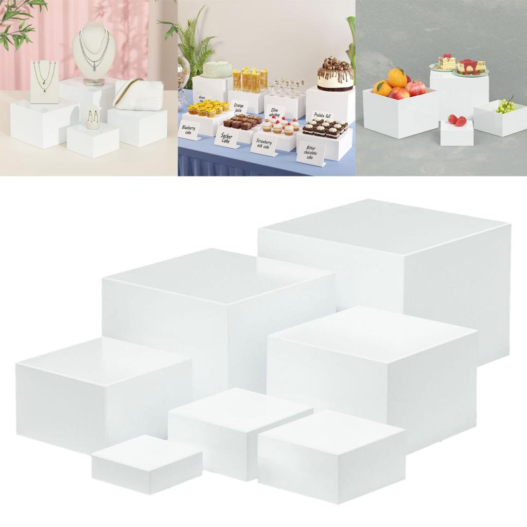 Jewelry Making Board - 7 Pieces Acrylic Cube Display Box