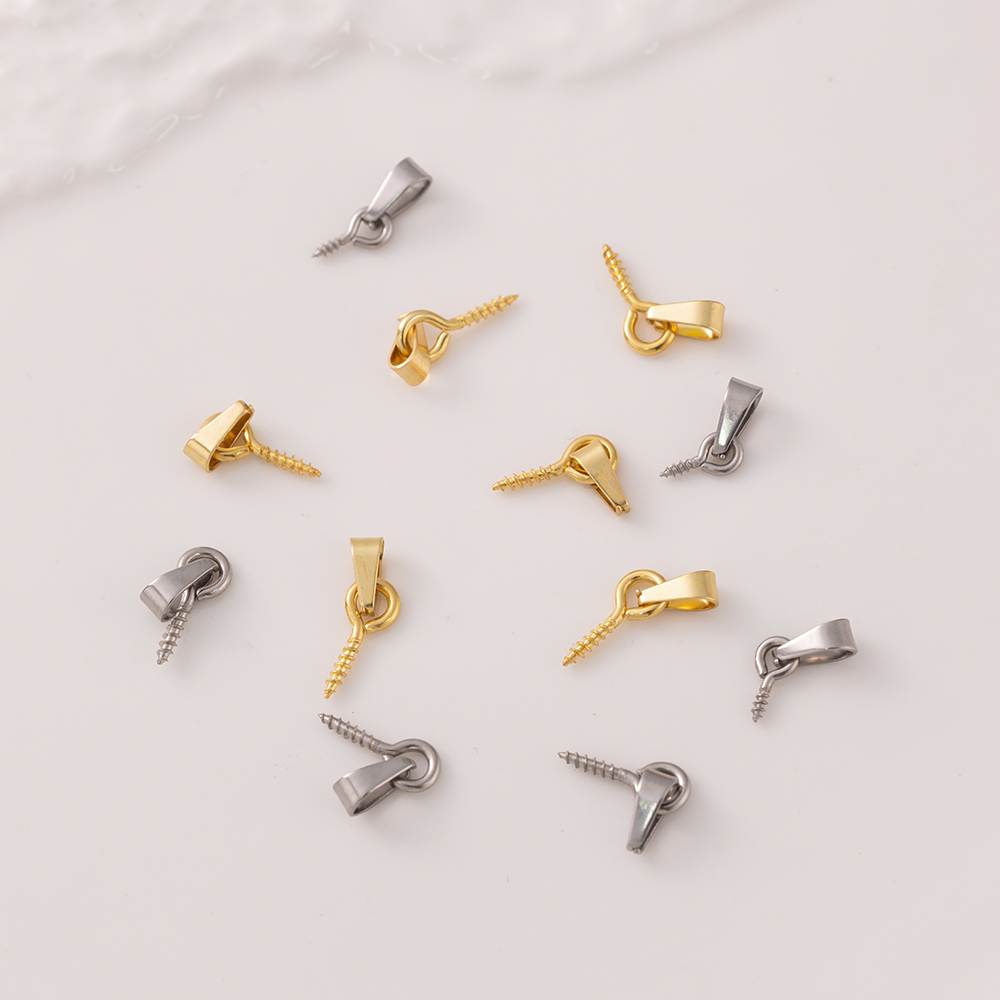 20pcs Stainless Steel Screw Ey - Jewelry Making Drill 评论和价格