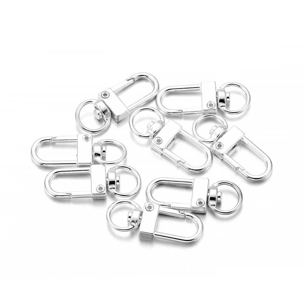 10pcs/pack Rotating Dog Buckle - Jewelry Making Name 评论和价格