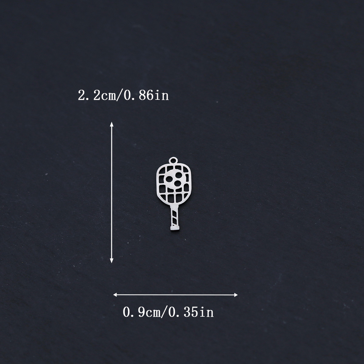 3pcs Tennis Racket Charms Sta - Jewelry Making Game 评论和价格