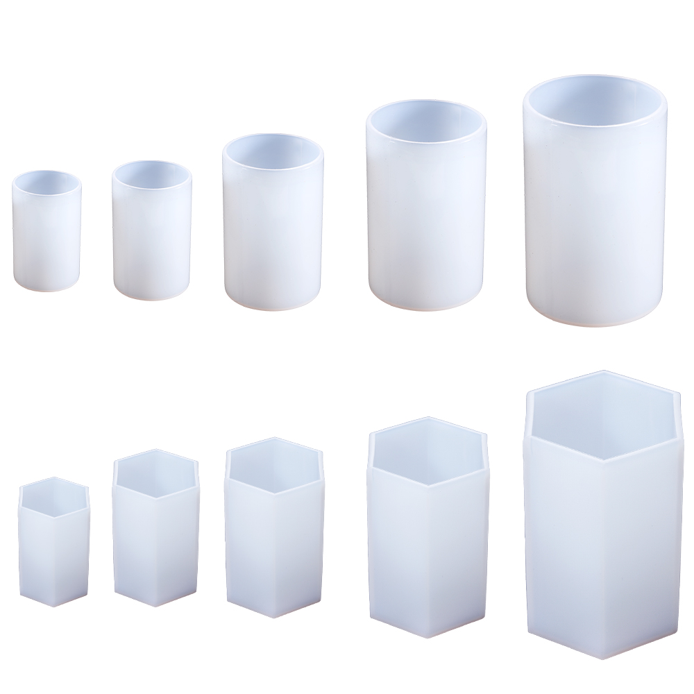 Cylinder Silicone Mold Hexagon - Jewelry Making Board 评论和价格