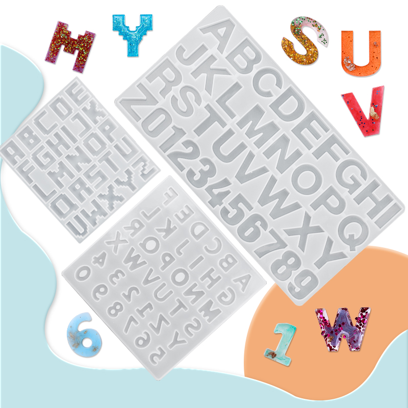 Alphabet Epoxy Resin Mold Kit  - Jewelry Making Drill 评论和价格