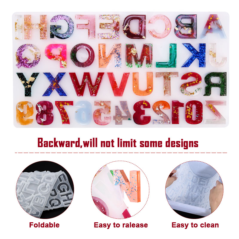 Alphabet Epoxy Resin Mold Kit  - Jewelry Making Drill 评论和价格