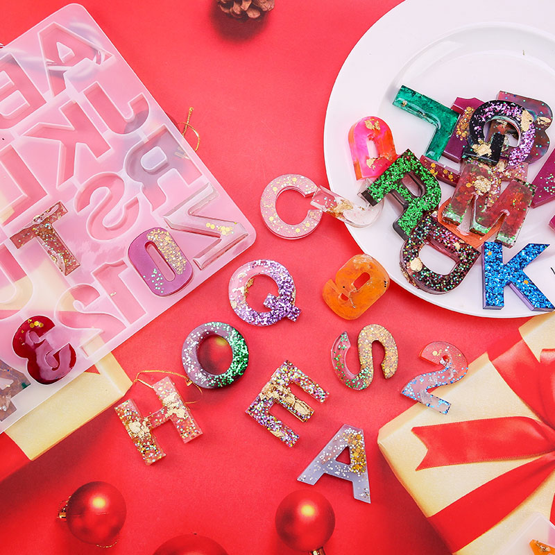 Alphabet Epoxy Resin Mold Kit  - Jewelry Making Drill 评论和价格
