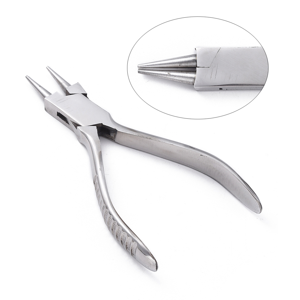 PandaHall 3pcs/set Carbon Stee - Jewelry Making Needle Nose Pliers 评论和价格