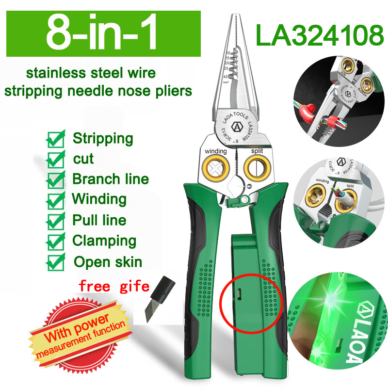 Multifunctional Wire Stripper  - Jewelry Making Needle Nose Pliers 评论和价格