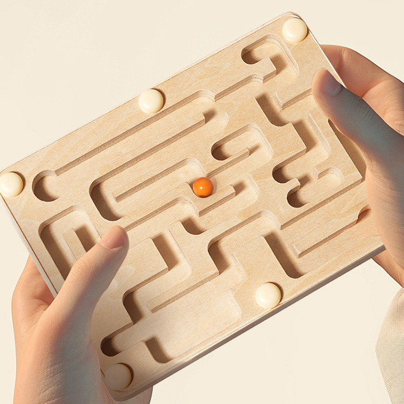Small Wooden Balance Bead Maze - Jewelry Making Board 评论和价格