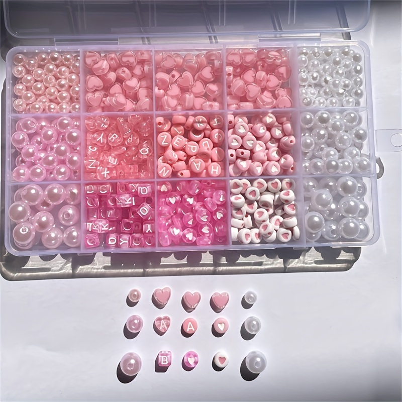 10-Piece Pink Alphabet Box, Ac - Jewelry Making Course 评论和价格