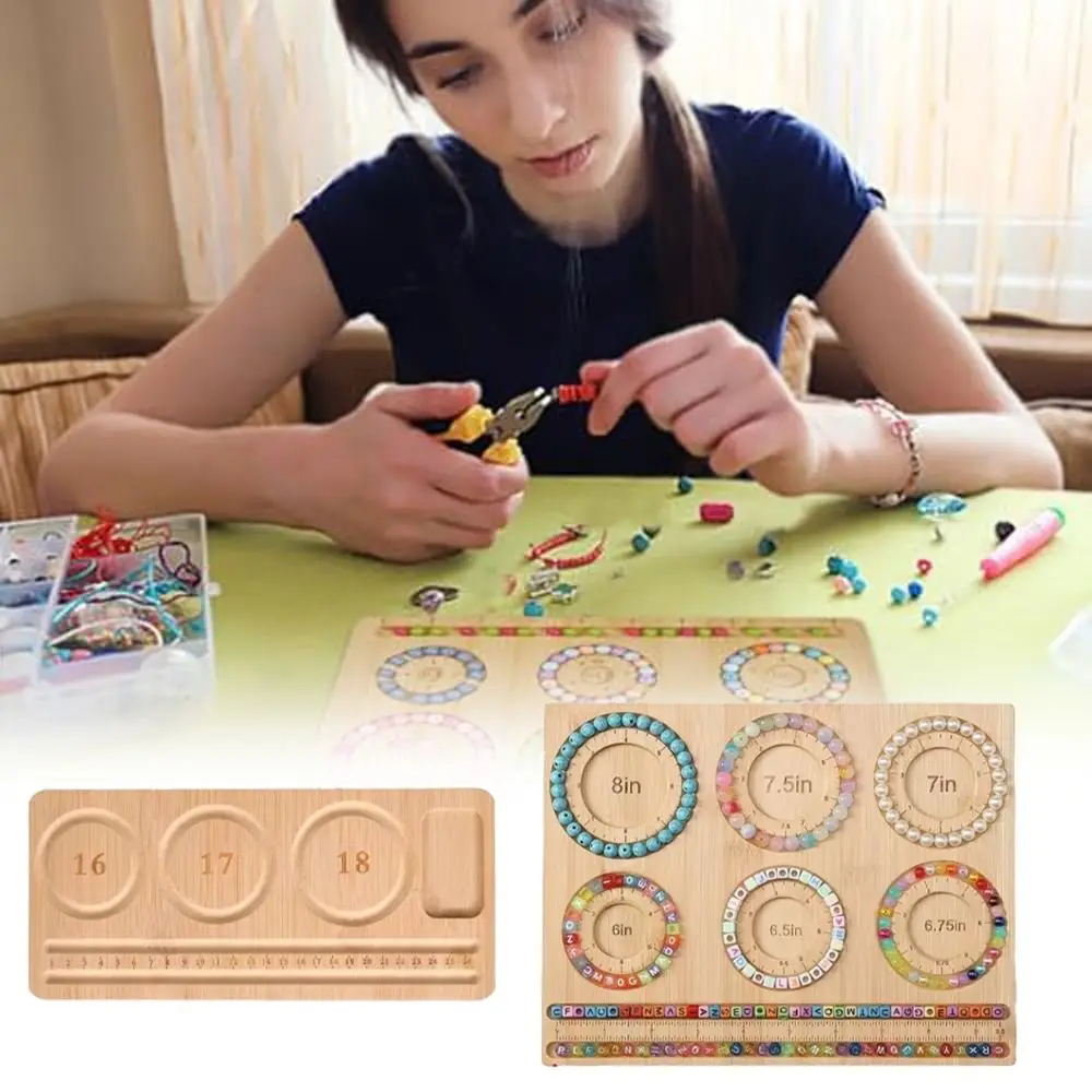8 Type Wooden Flocked Beading  - Jewelry Making Board 评论和价格