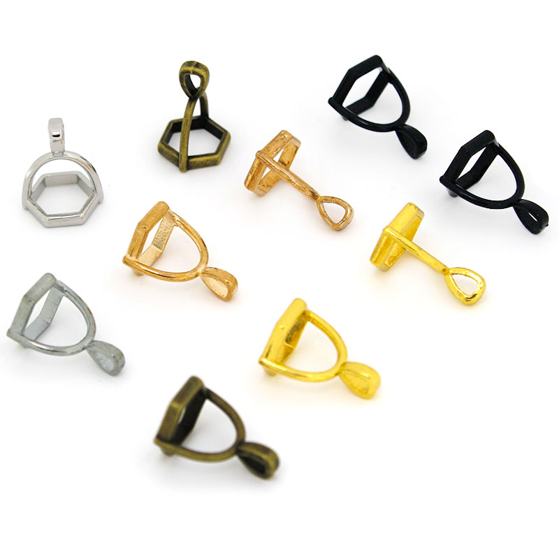 20Pcs Hexagonal Gemstone Cap N - Jewelry Making Name 评论和价格