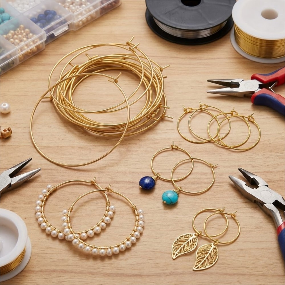50Pcs 316 Stainless Steel 15 2 - Jewelry Making Gold 评论和价格
