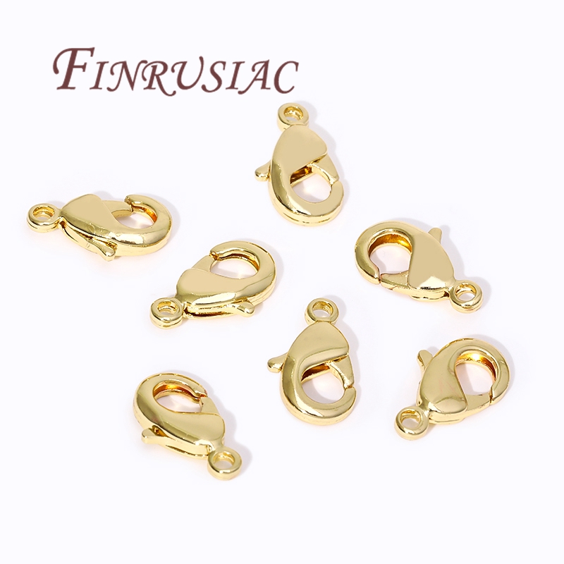 18K Gold Plated Lobster Clasps - Jewelry Making Name 评论和价格