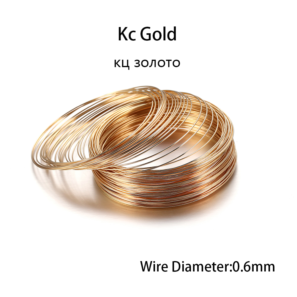 100 Loops/lot 0.6mm Silver Gol - Jewelry Making Thread 评论和价格