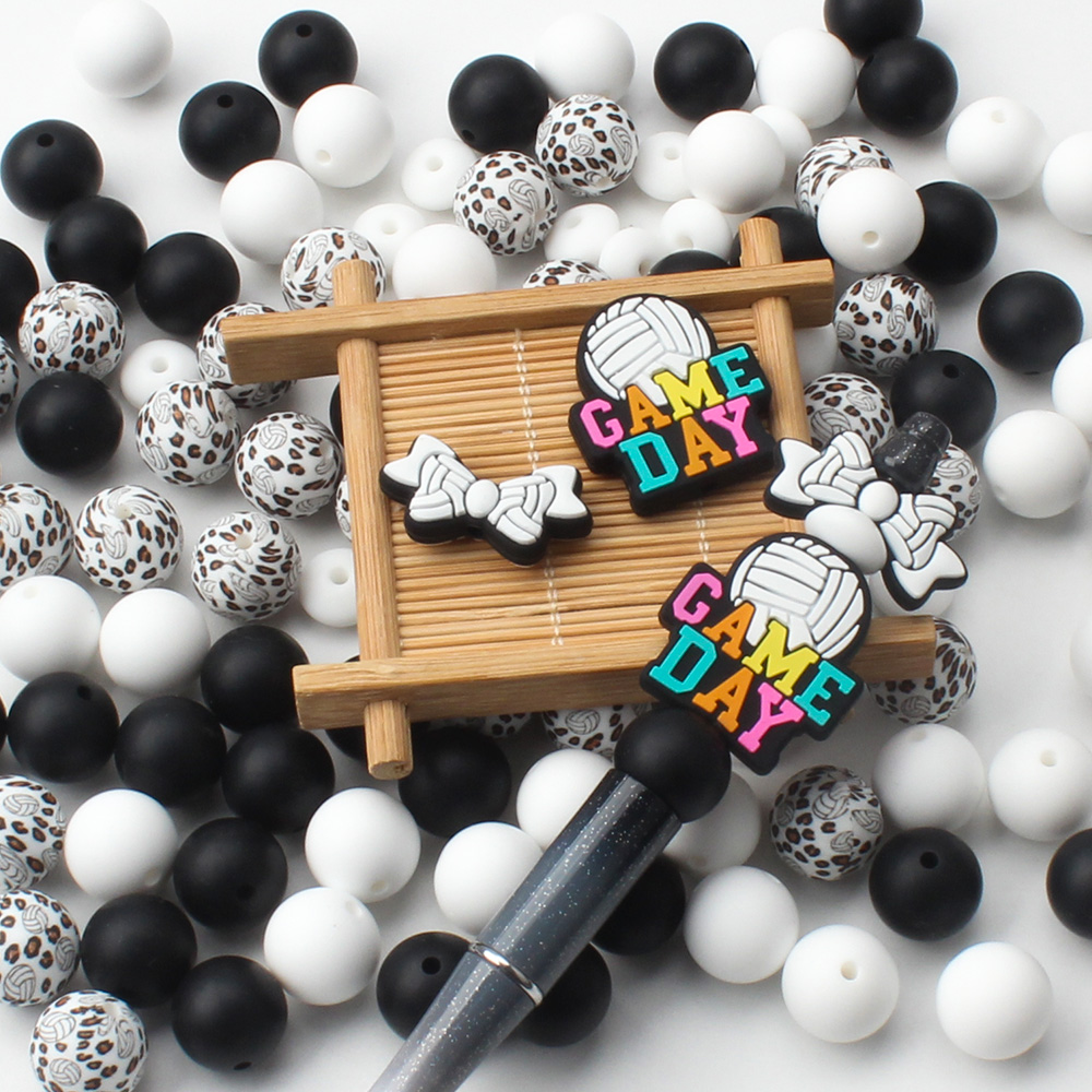 Ball Game Day Theme Silicone B - Jewelry Making Game 评论和价格