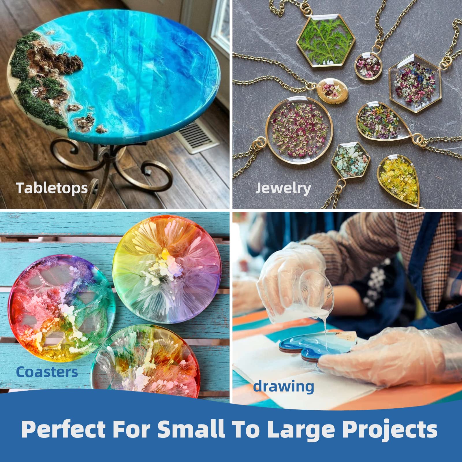 250ml-1000ml Epoxy Resin Casti - Jewelry Making Course 评论和价格