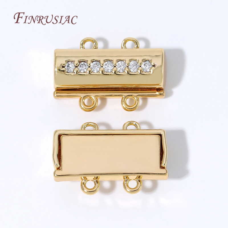 Magnetic Necklace Clasp 18K Go - Jewelry Making Gold 评论和价格