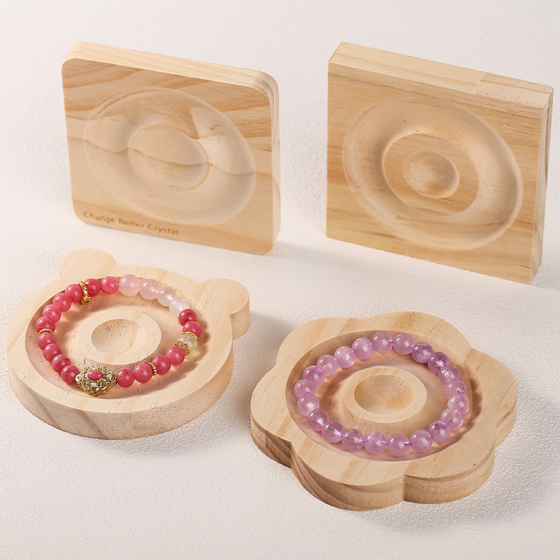 1Pc DIY Natural Wooden Beading - Jewelry Making Board 评论和价格