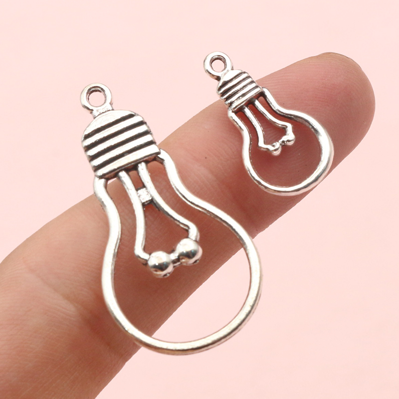 20pcs Light Bulb Charms Pendan - Jewelry Making Light 评论和价格