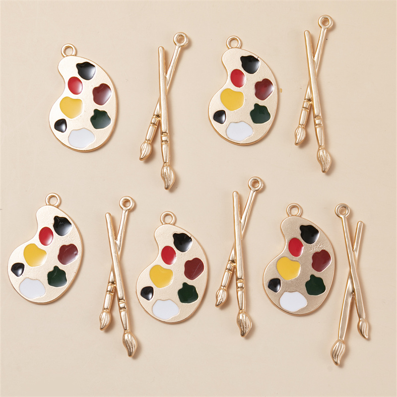 Trendy 10Pcs/PACK Fun Colorful - Jewelry Making Drawing 评论和价格