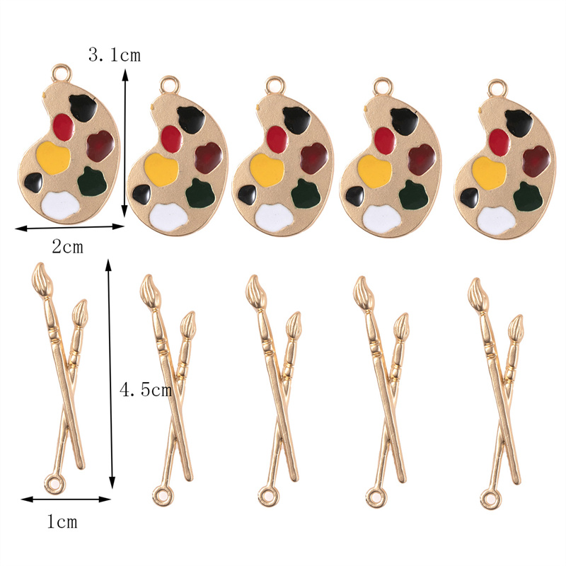 Trendy 10Pcs/PACK Fun Colorful - Jewelry Making Drawing 评论和价格
