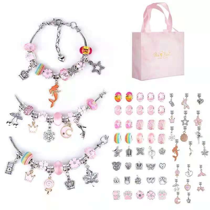Charm Bracelet Making Kit DIY  - Jewelry Making For Teens 评论和价格