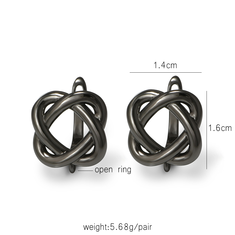 YANASI 1 Pair Gun Black  Brass - Jewelry Making Name 评论和价格