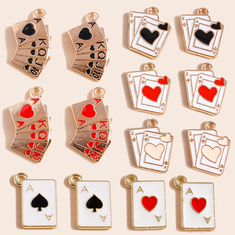 10pcs Poker Game Ace Broadway  - Jewelry Making Game 评论和价格