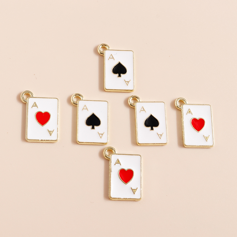 10pcs Poker Game Ace Broadway  - Jewelry Making Game 评论和价格