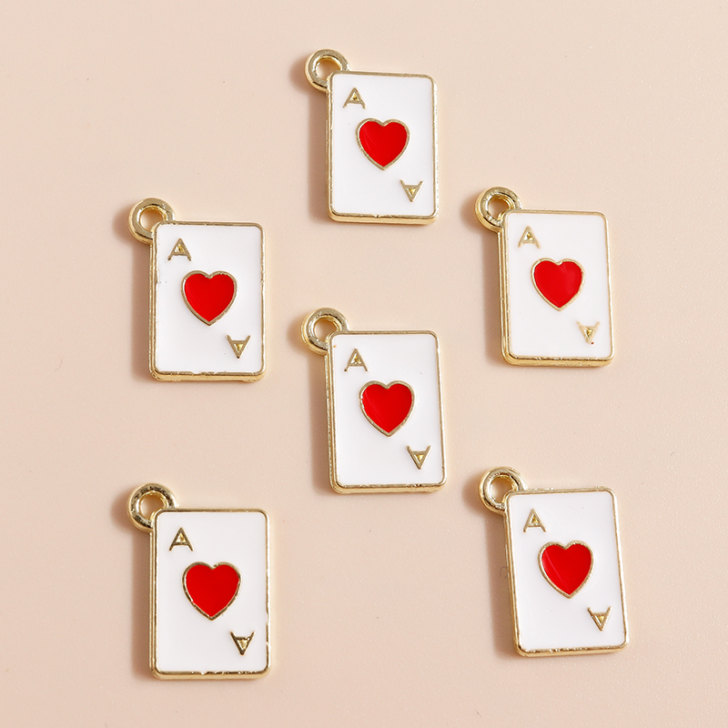 10pcs Poker Game Ace Broadway  - Jewelry Making Game 评论和价格