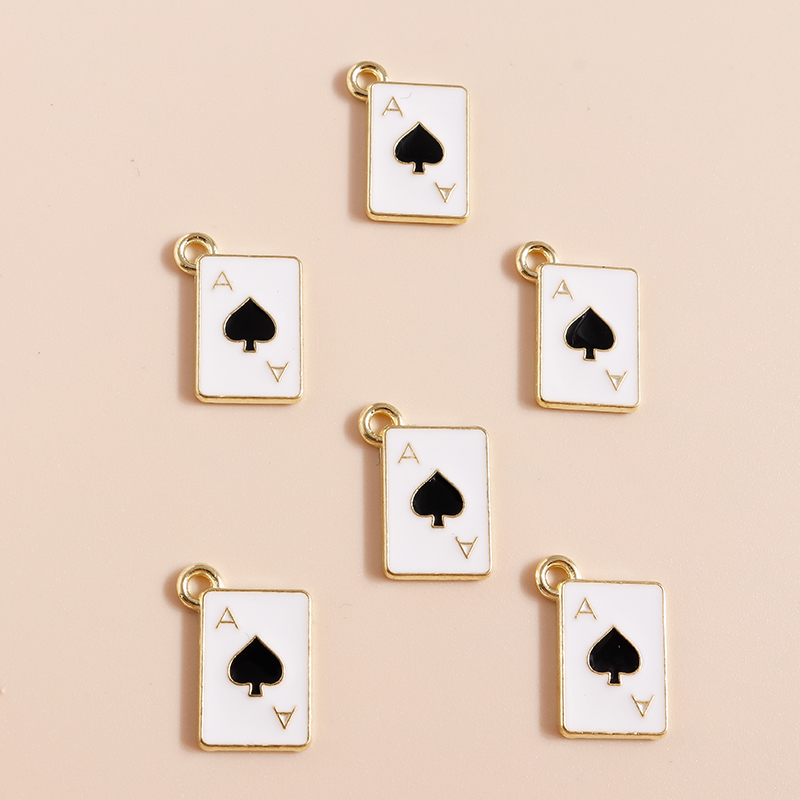 10pcs Poker Game Ace Broadway  - Jewelry Making Game 评论和价格