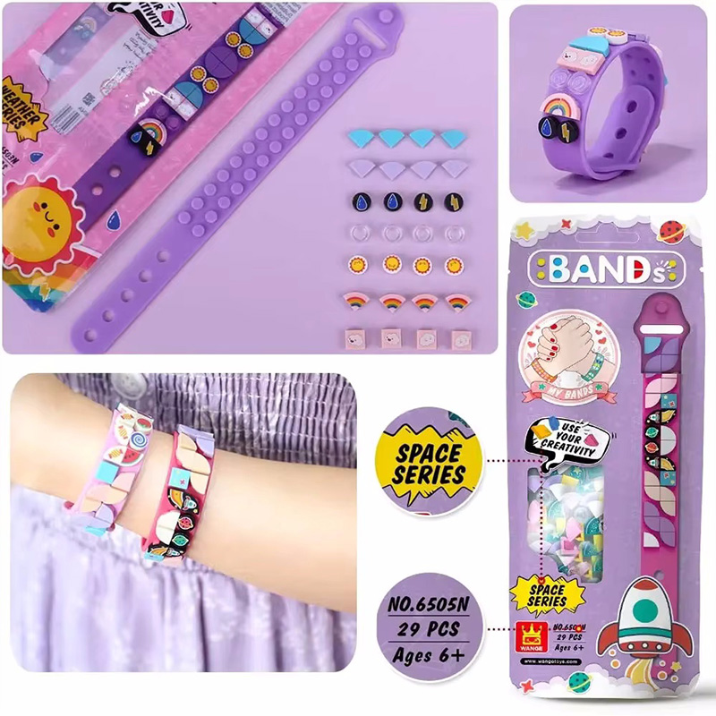 6Pcs/set Kids Building Blocks  - Jewelry Making For Kids 评论和价格