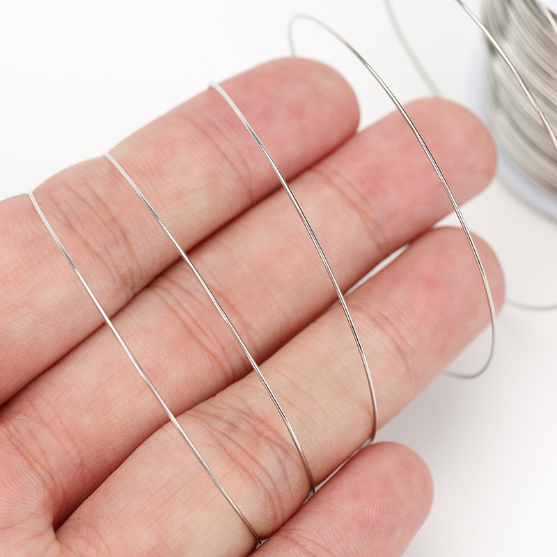 1roll Stainless Steel 0.2 0.3  - Jewelry Making Thread 评论和价格