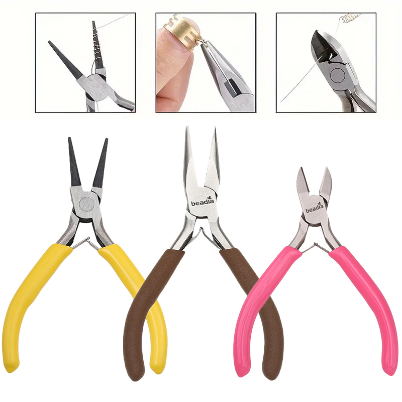 3pcs Jewelry Making Pliers Set - Jewelry Making Needle Nose Pliers 评论和价格
