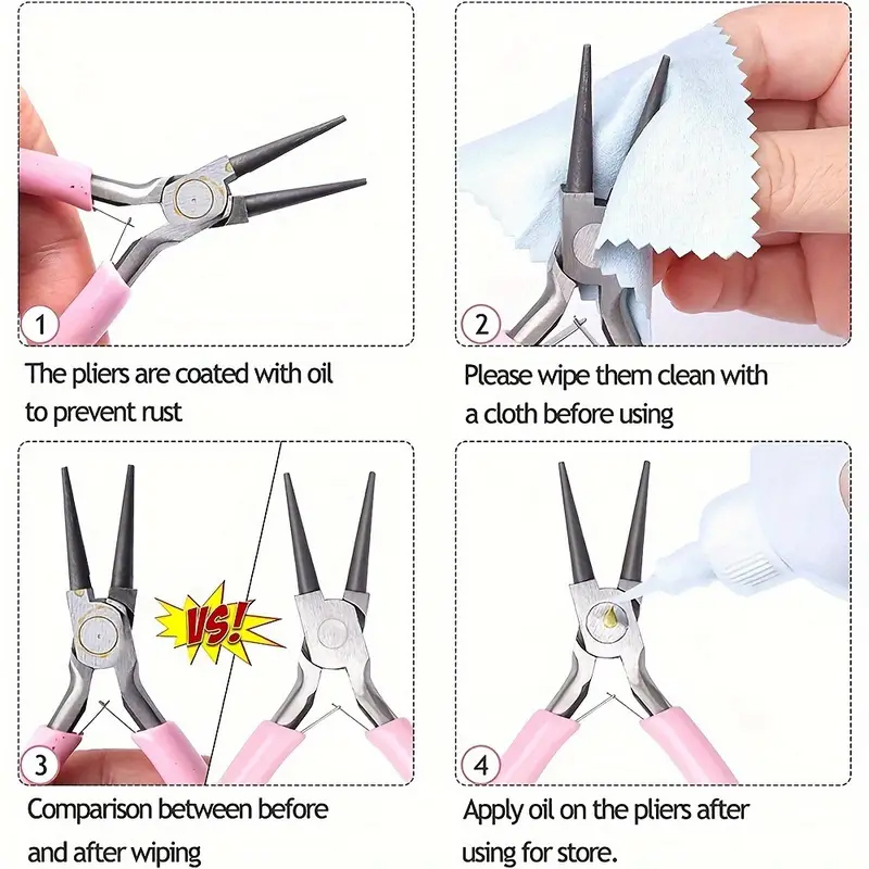 3pcs Jewelry Making Pliers Set - Jewelry Making Needle Nose Pliers 评论和价格