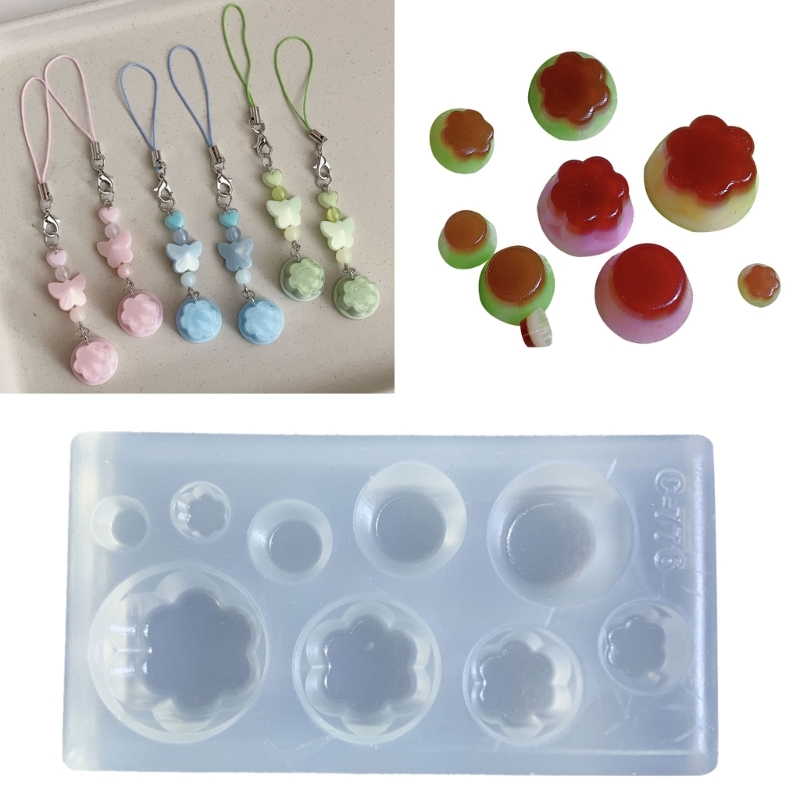 Cute Pudding Shape Silicone Mo - Jewelry Making Course 评论和价格