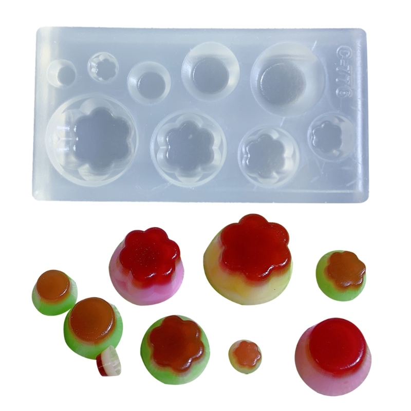 Cute Pudding Shape Silicone Mo - Jewelry Making Course 评论和价格