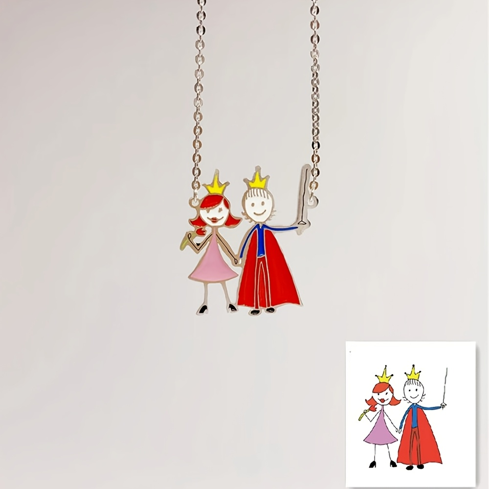 Custom Enamel Pendant Necklace - Jewelry Making Drawing 评论和价格