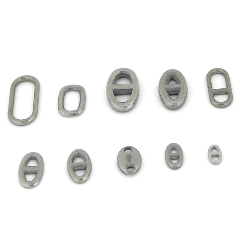 10Pcs Stainless Steel Double H - Jewelry Making Name 评论和价格