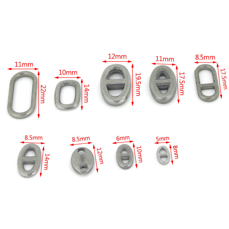 10Pcs Stainless Steel Double H - Jewelry Making Name 评论和价格