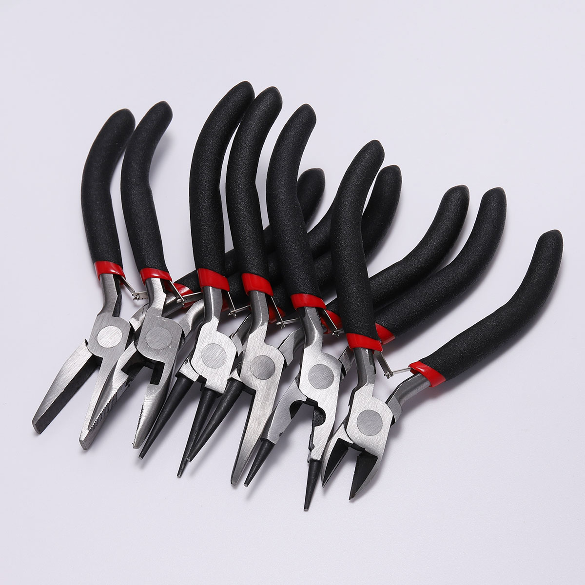 12 Styles Carbon Steel Mini Ha - Jewelry Making Needle Nose Pliers 评论和价格