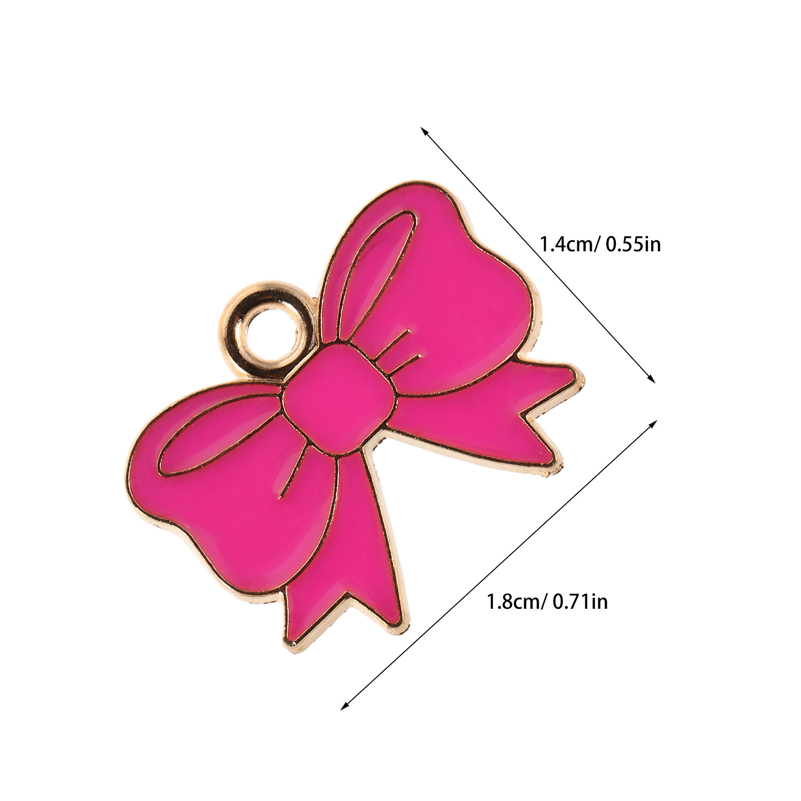 40Pcs Bowknot Pendant Charms A - Jewelry Making For Teens 评论和价格