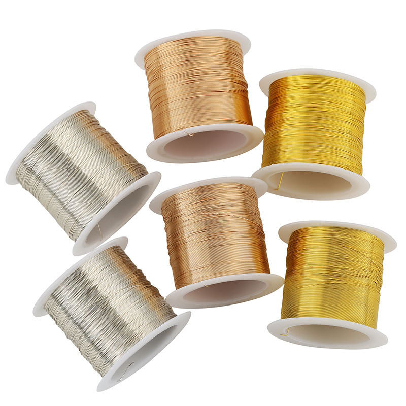 100meters Copper Stainless Ste - Jewelry Making Yarn 评论和价格