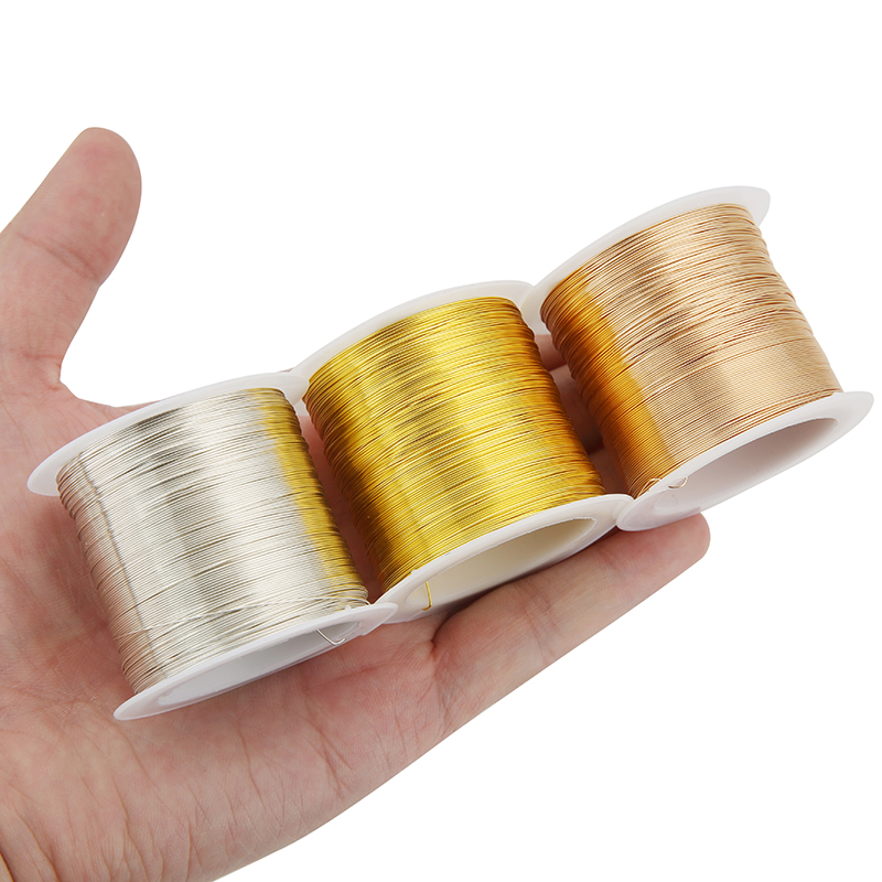 100meters Copper Stainless Ste - Jewelry Making Yarn 评论和价格