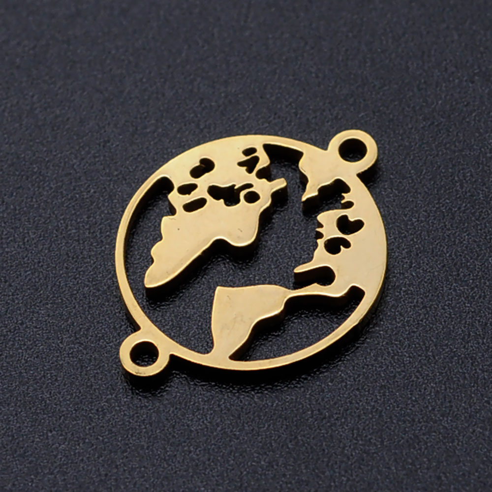 10pcs/lot World Map DIY Charms - Jewelry Making Game 评论和价格