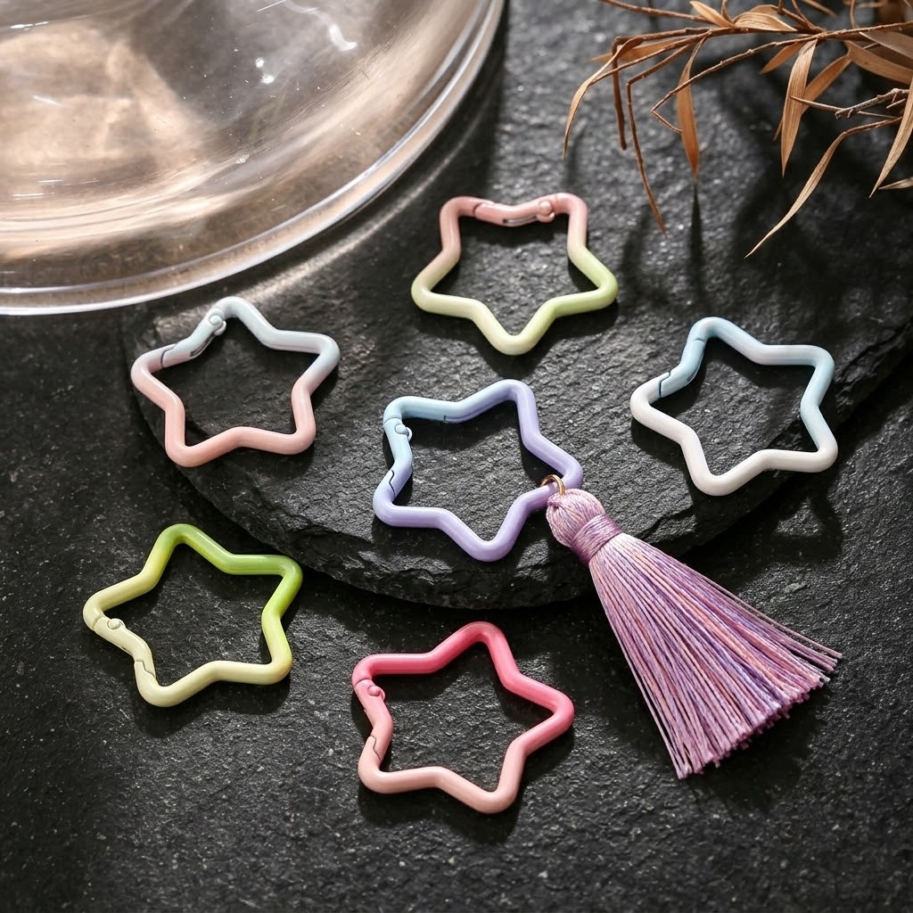 5PCS Gradient Star Shape Sprin - Jewelry Making Name 评论和价格