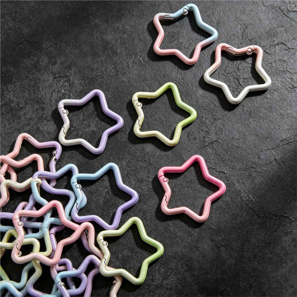 5PCS Gradient Star Shape Sprin - Jewelry Making Name 评论和价格