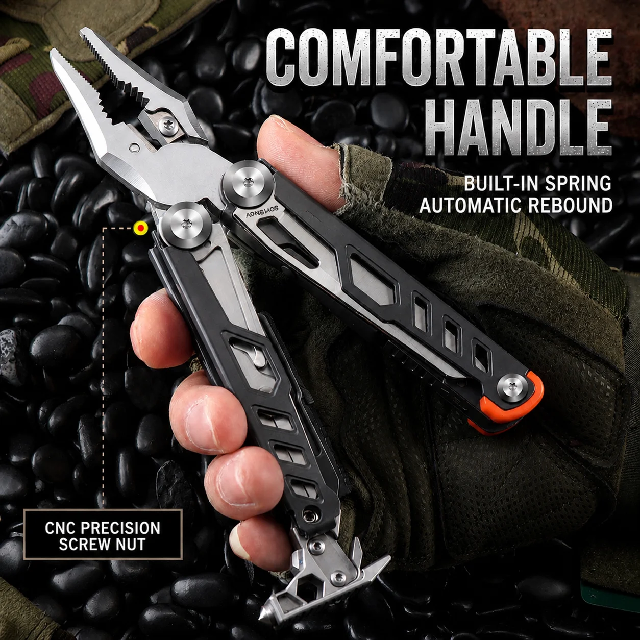 Portable Outdoor Multi EDC Fol - Jewelry Making Needle Nose Pliers 评论和价格